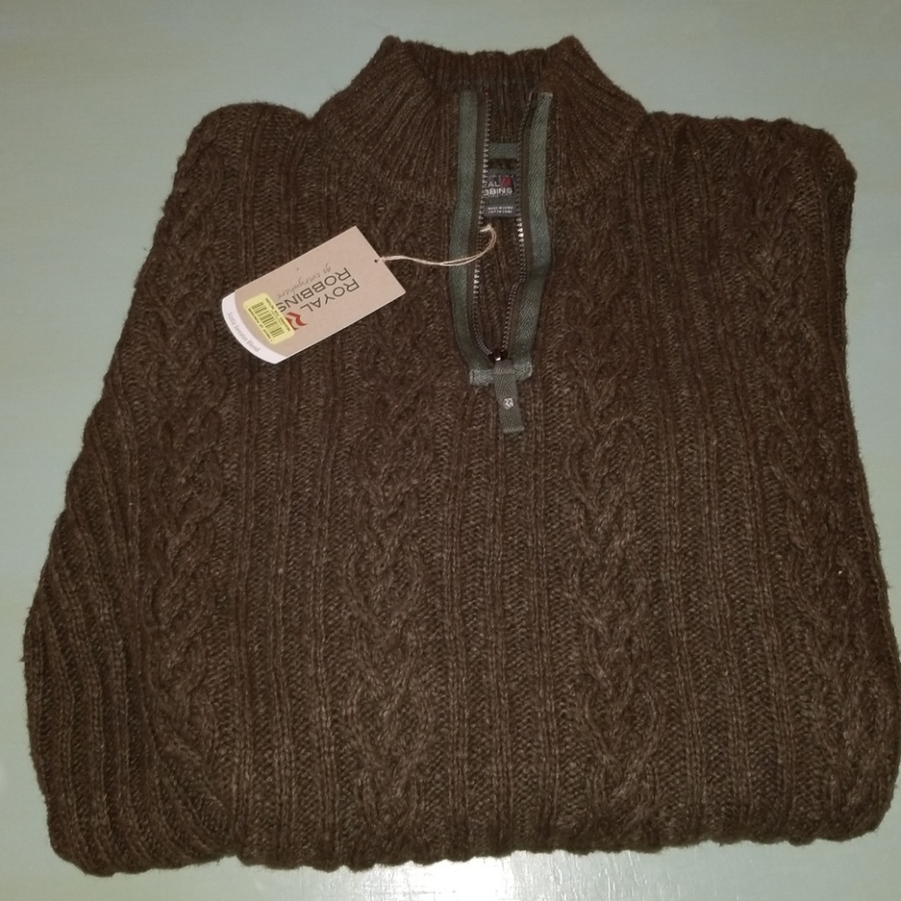 Royal Robbins 1/2 zip Cable Sweater XXL
